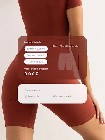 MyLibi Slimfit Leggings i rød