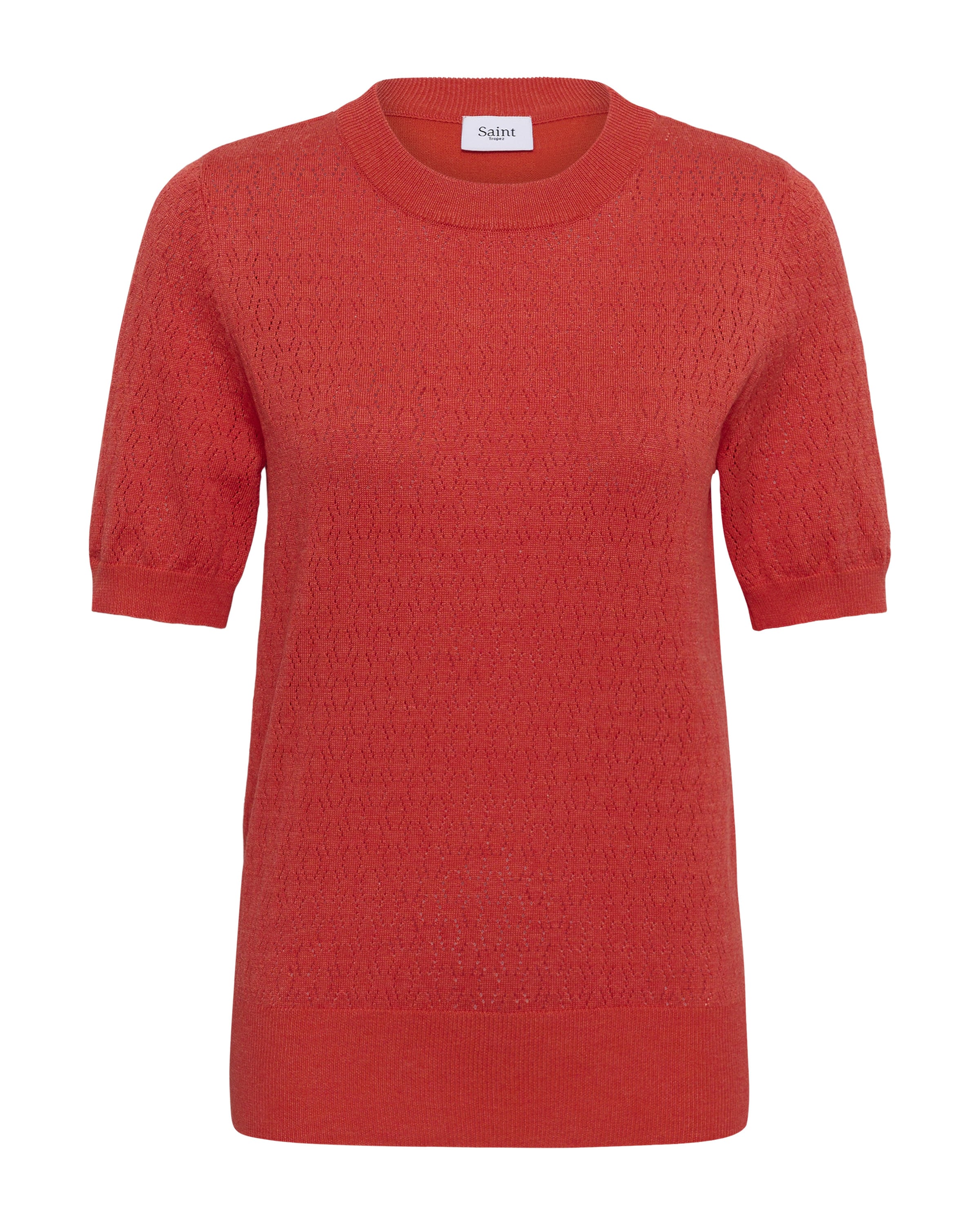 SAINT TROPEZ Pullover in Rot: Vorderseite