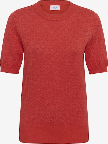 SAINT TROPEZ Pullover in Rot: Vorderseite