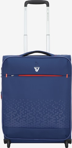 Roncato Crosslite 2-Rollen Kabinentrolley 55 cm in Blau: predná strana