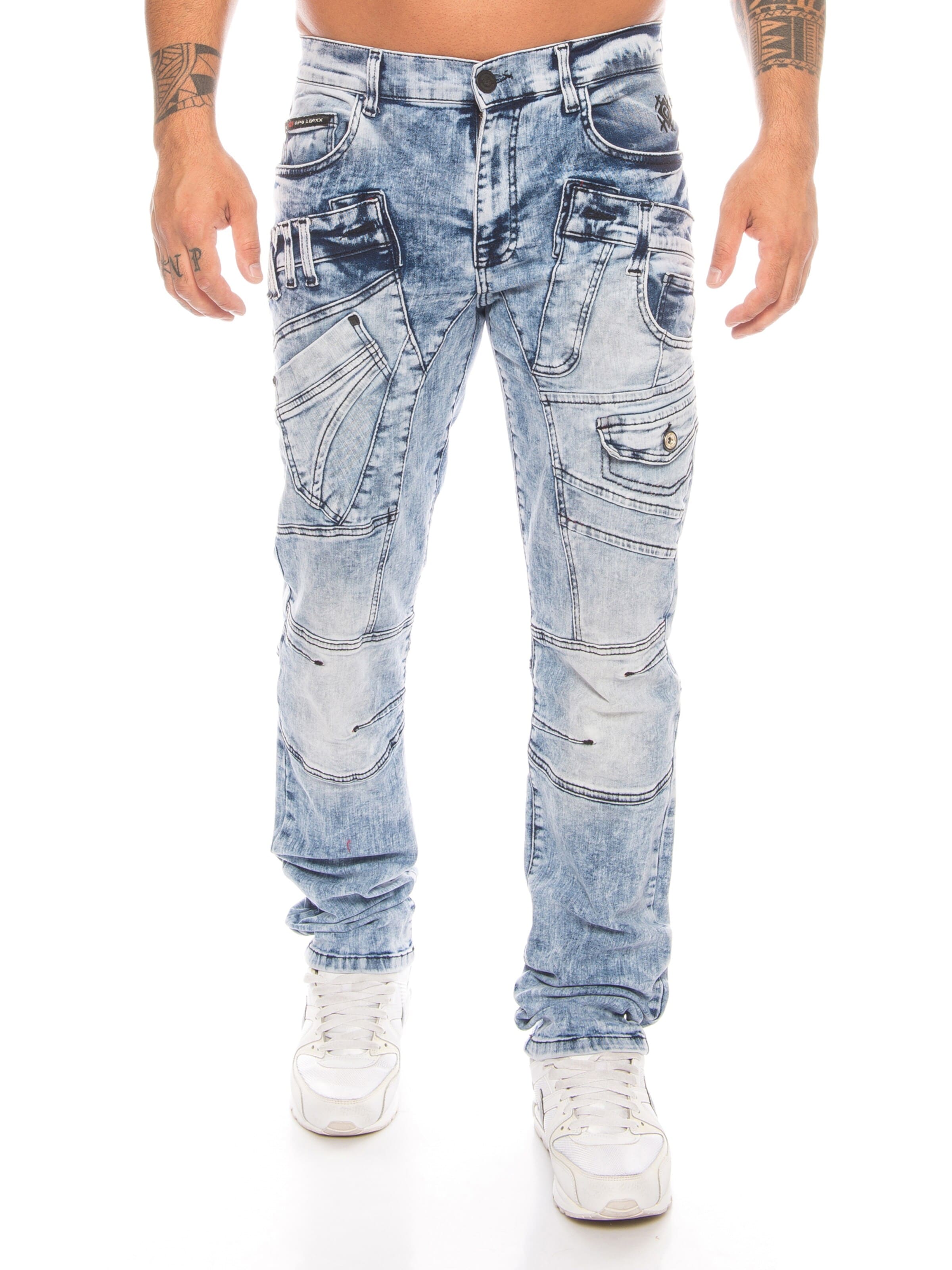 CIPO & BAXX Regular Jeans 'BJ598'‌‌ in Blau: Vorderseite