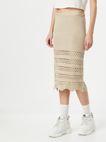 Urban Classics Skirt in Beige: front