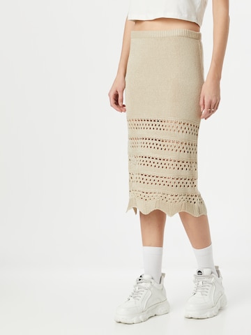 Urban Classics Skirt in Beige: front