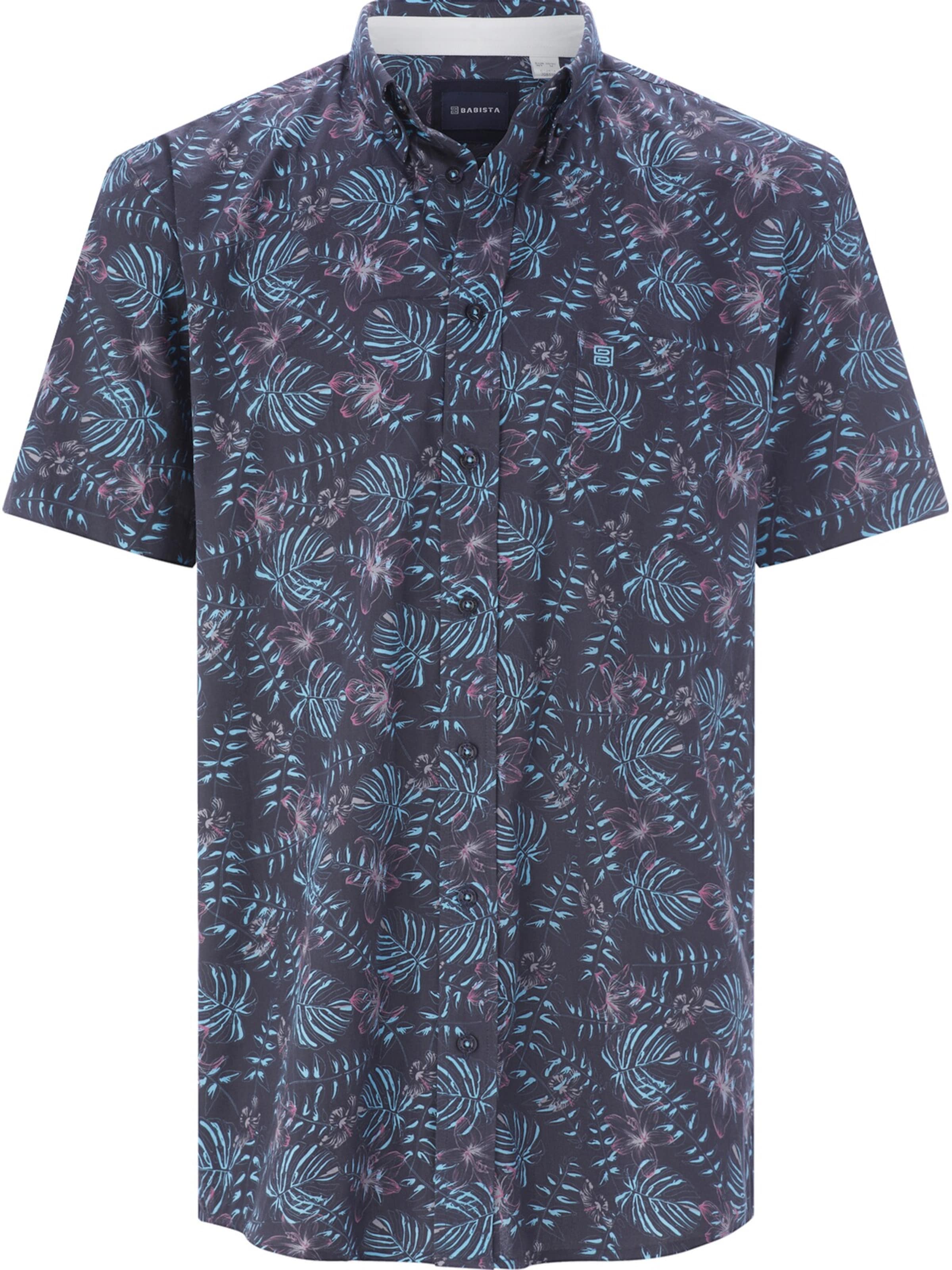 BABISTA Regular fit Button Up Shirt 'Sardor' in Blue: front
