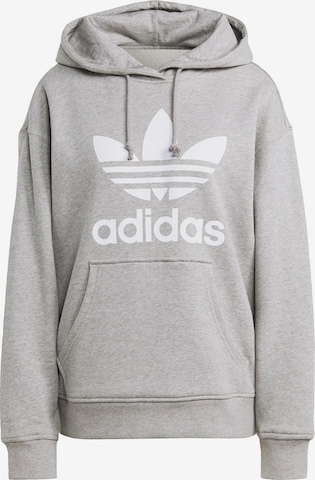 ADIDAS ORIGINALS Sweatshirt 'Trefoil' in Grey: front