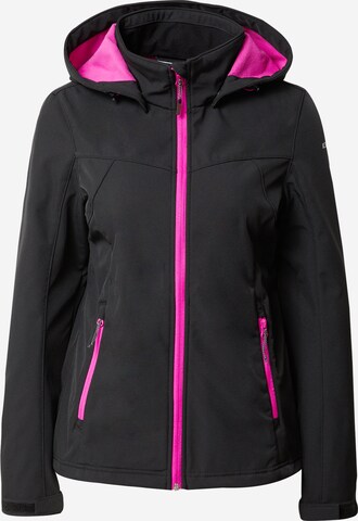 ICEPEAK - Chaqueta de montaña 'BRENHAM' en negro: frente