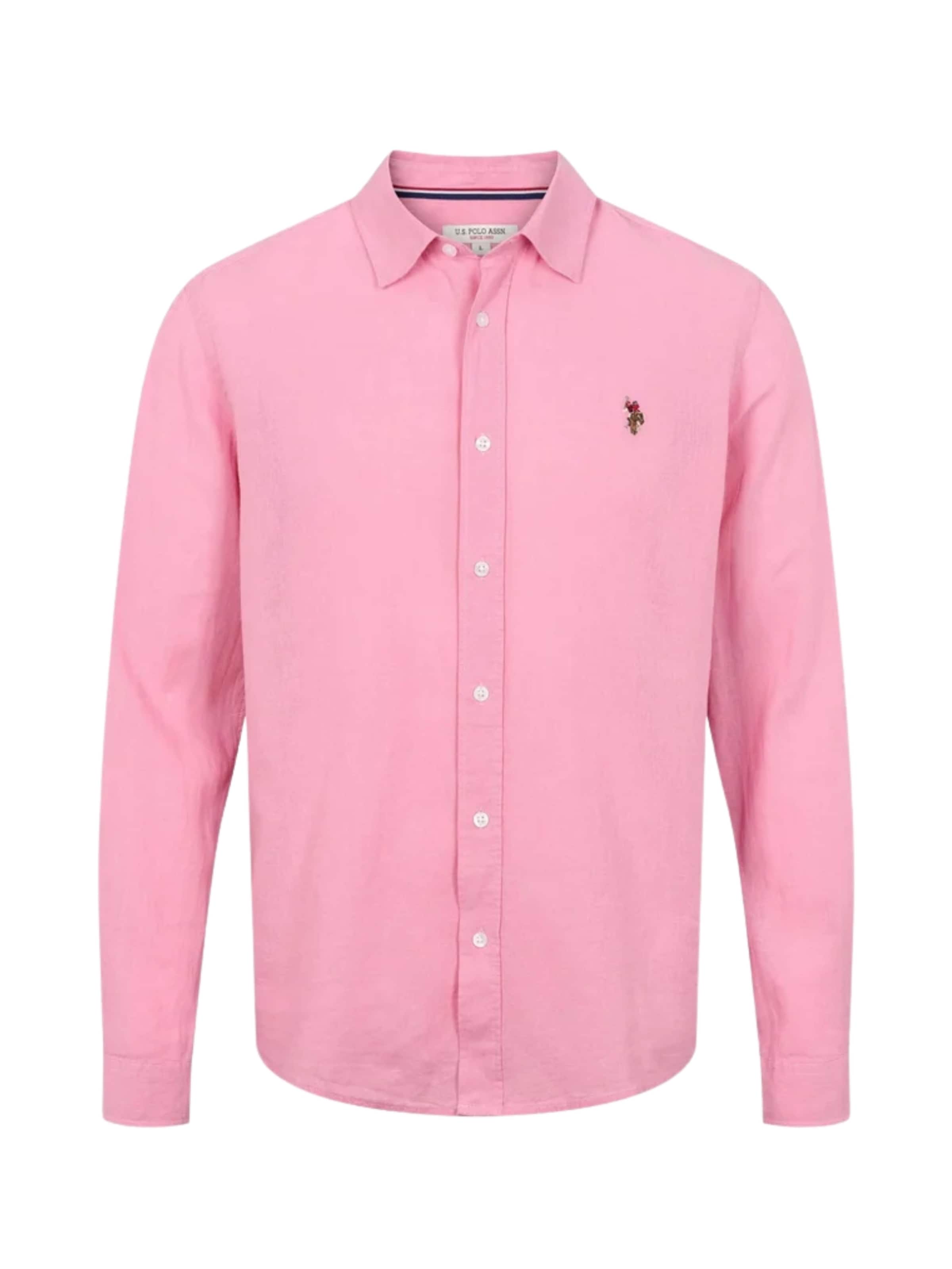 U.S. POLO ASSN. Koszula ' UMBolt ' w kolorze różowy: przód