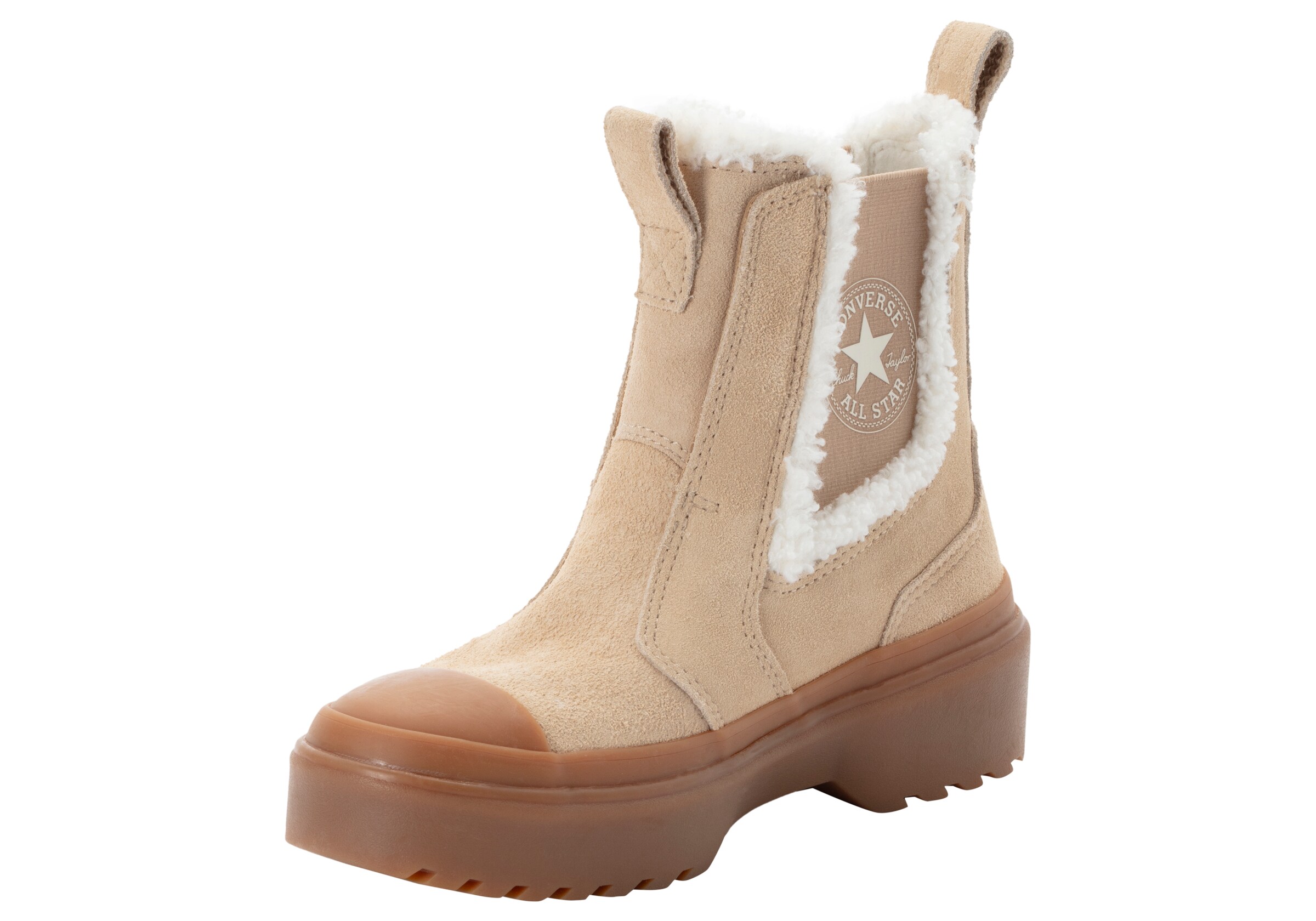 CONVERSE Boots in Beige: front