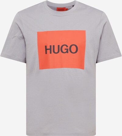 Tricou HUGO pe gri / portocaliu, Vizualizare produs