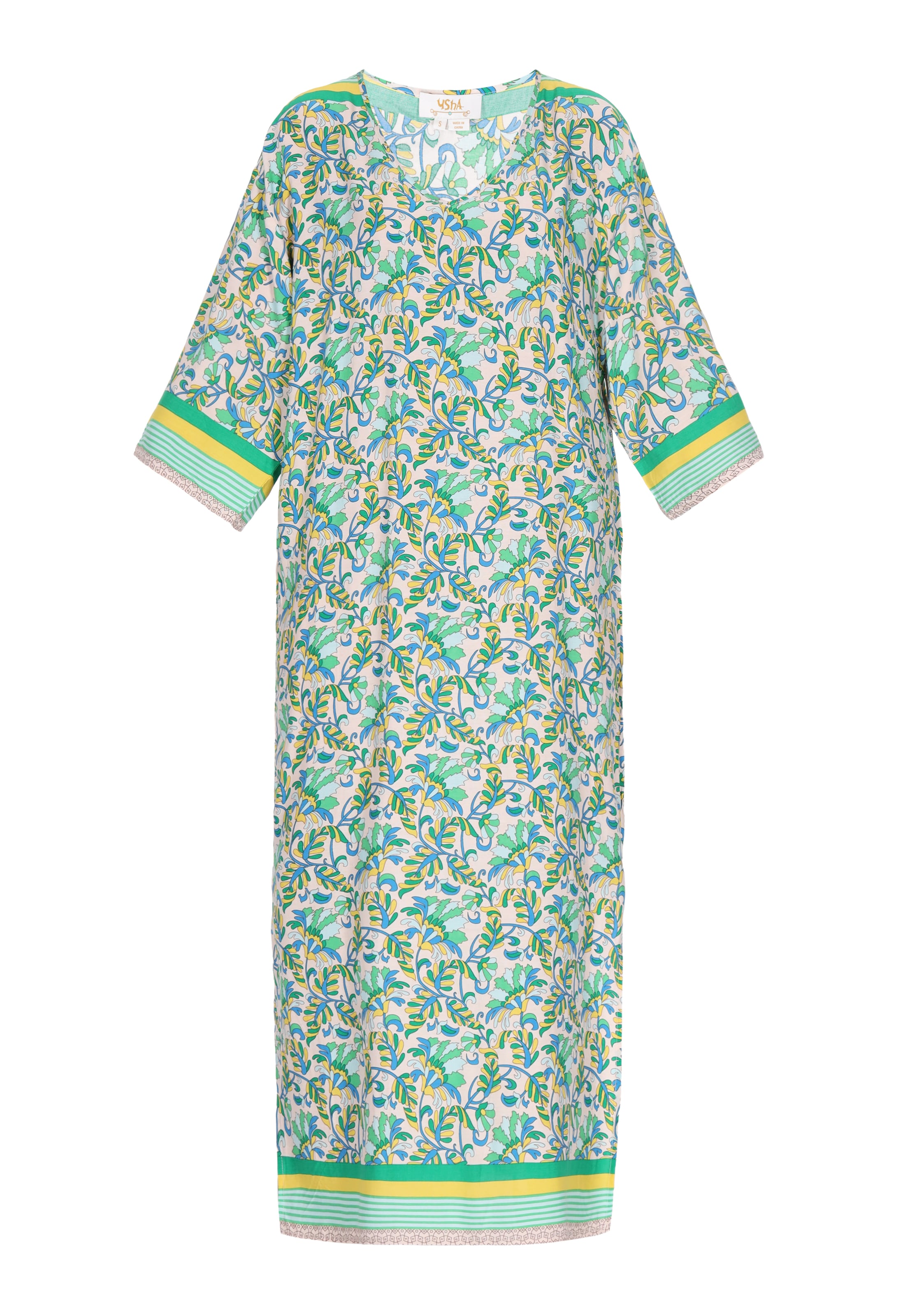 Gaya Šaty 'Boho' - krémová / citrónová / mätová / svetlozelená, Produkt