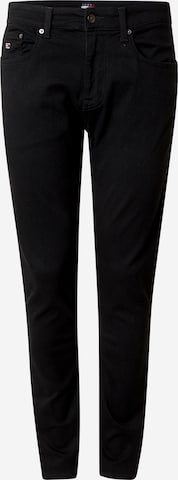 Tommy Jeansregular Traperice 'AUSTIN' - crna boja: prednji dio