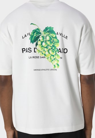 T-Shirt 'VERDE' Pas De Monaco en blanc