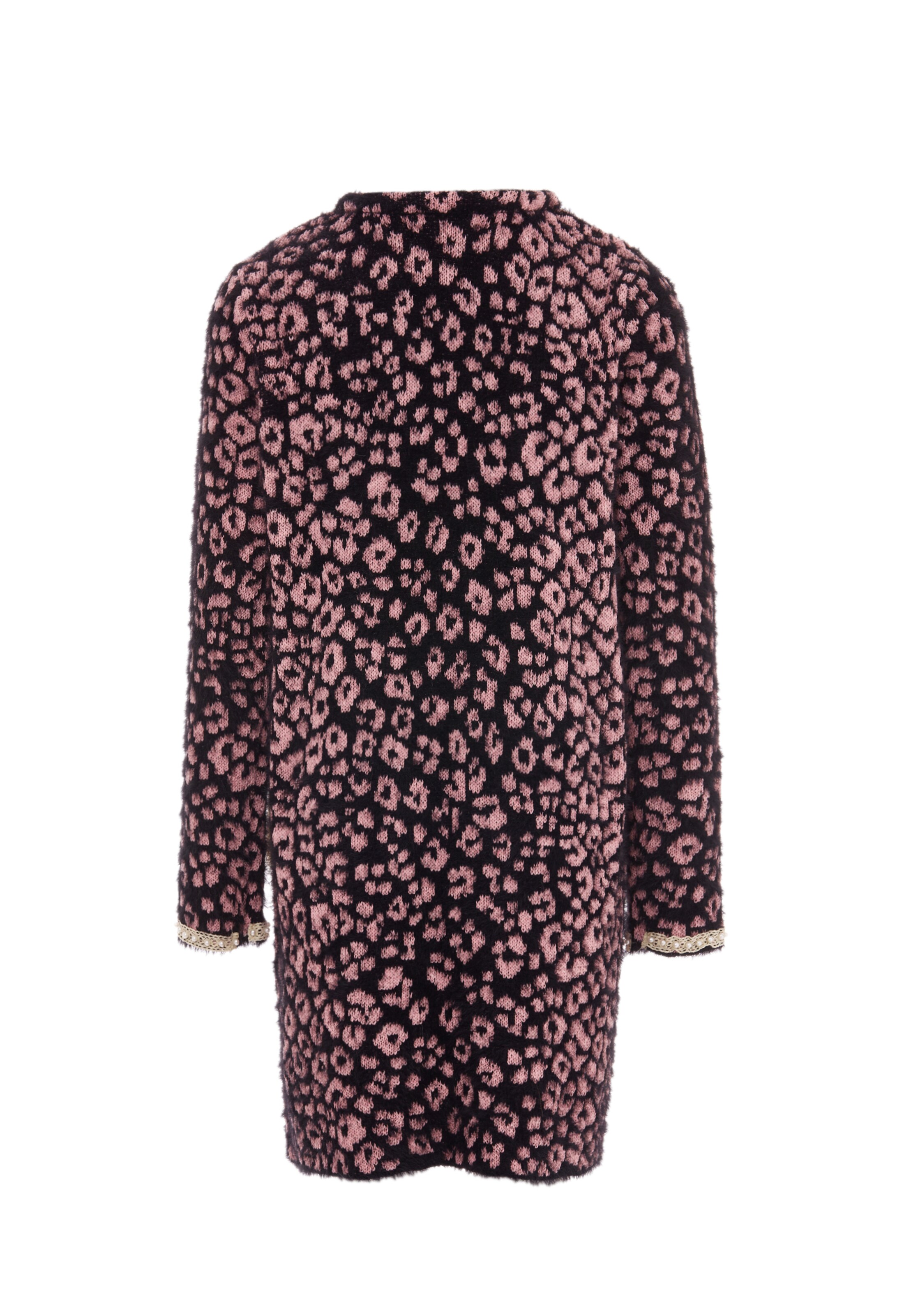 faina Плетена жилетка в розово