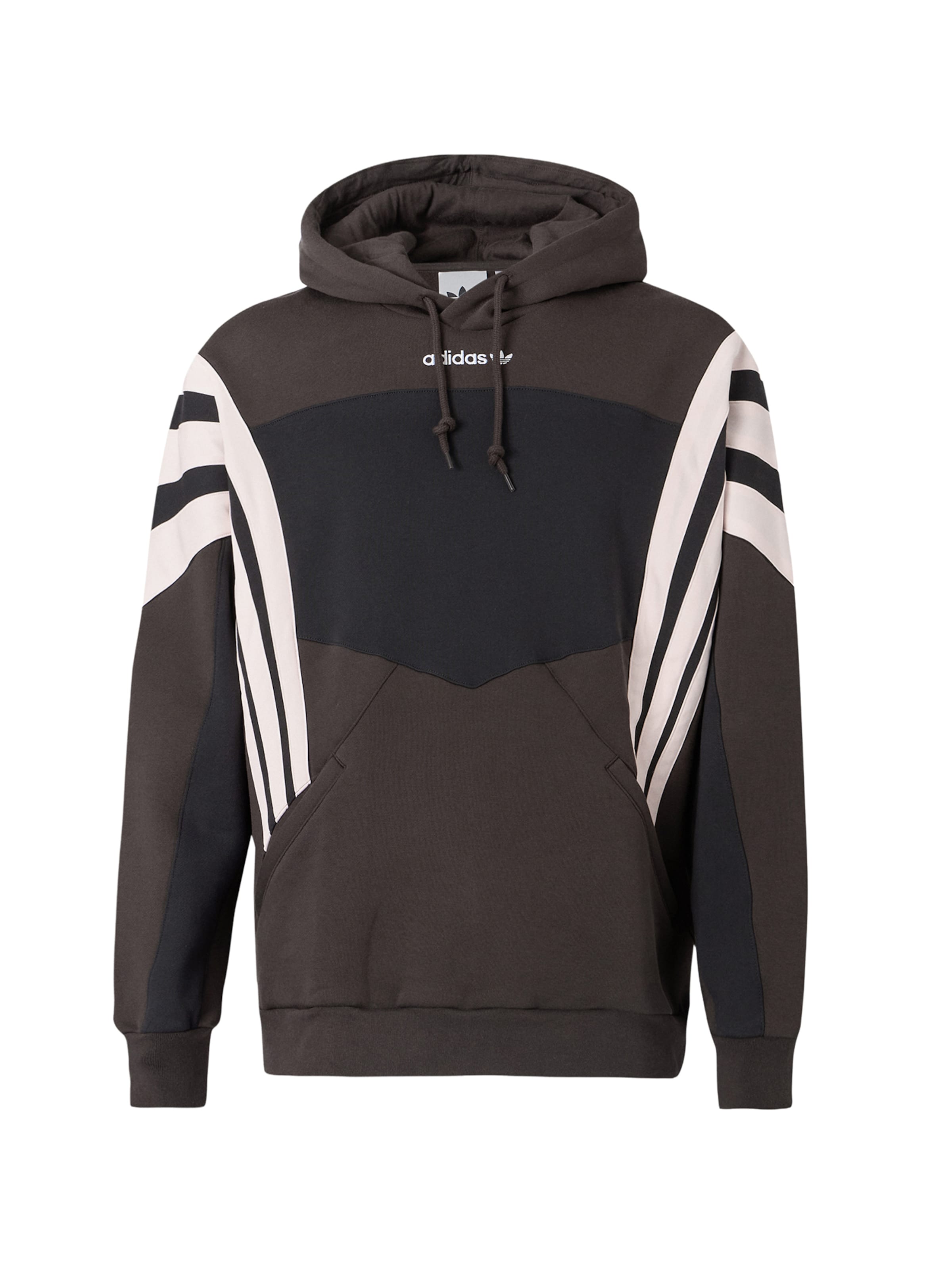 ADIDAS ORIGINALS Μπλούζα φούτερ 'SANTIAGO' σε καφέ: μπροστά