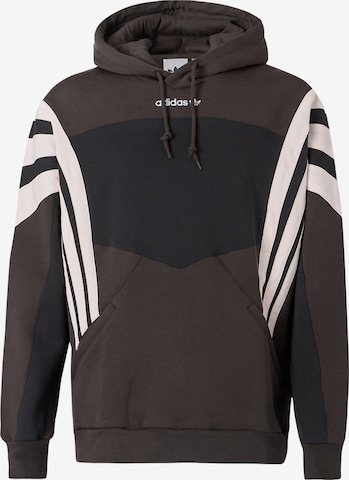 ADIDAS ORIGINALSSweater majica 'SANTIAGO' - smeđa boja: prednji dio