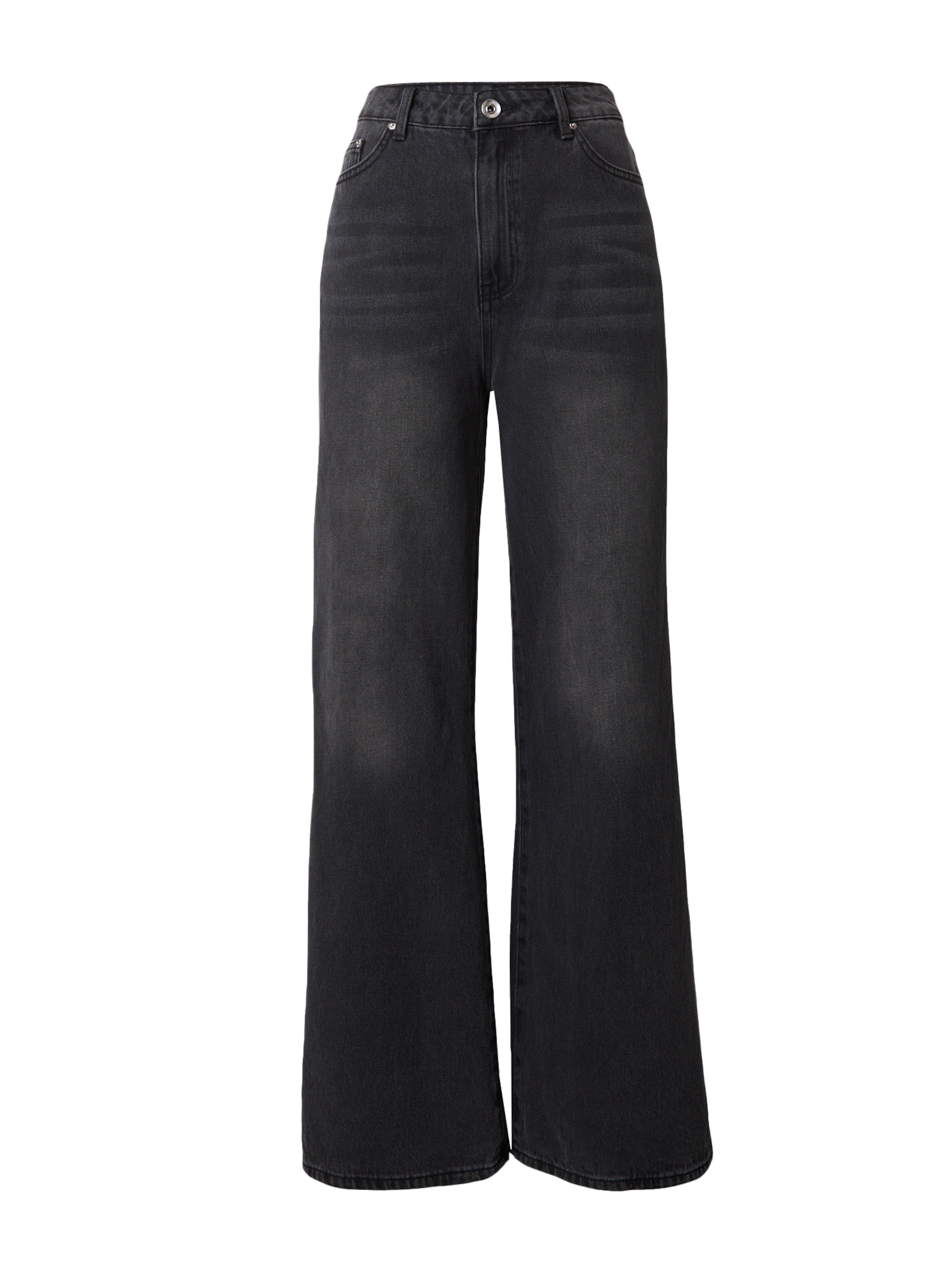 ABOUT YOU x Emili Sindlev Wide Leg Jeans 'Nova' in Grau: Vorderseite