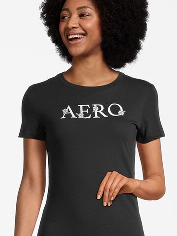 AÉROPOSTALE T-Shirt in Schwarz