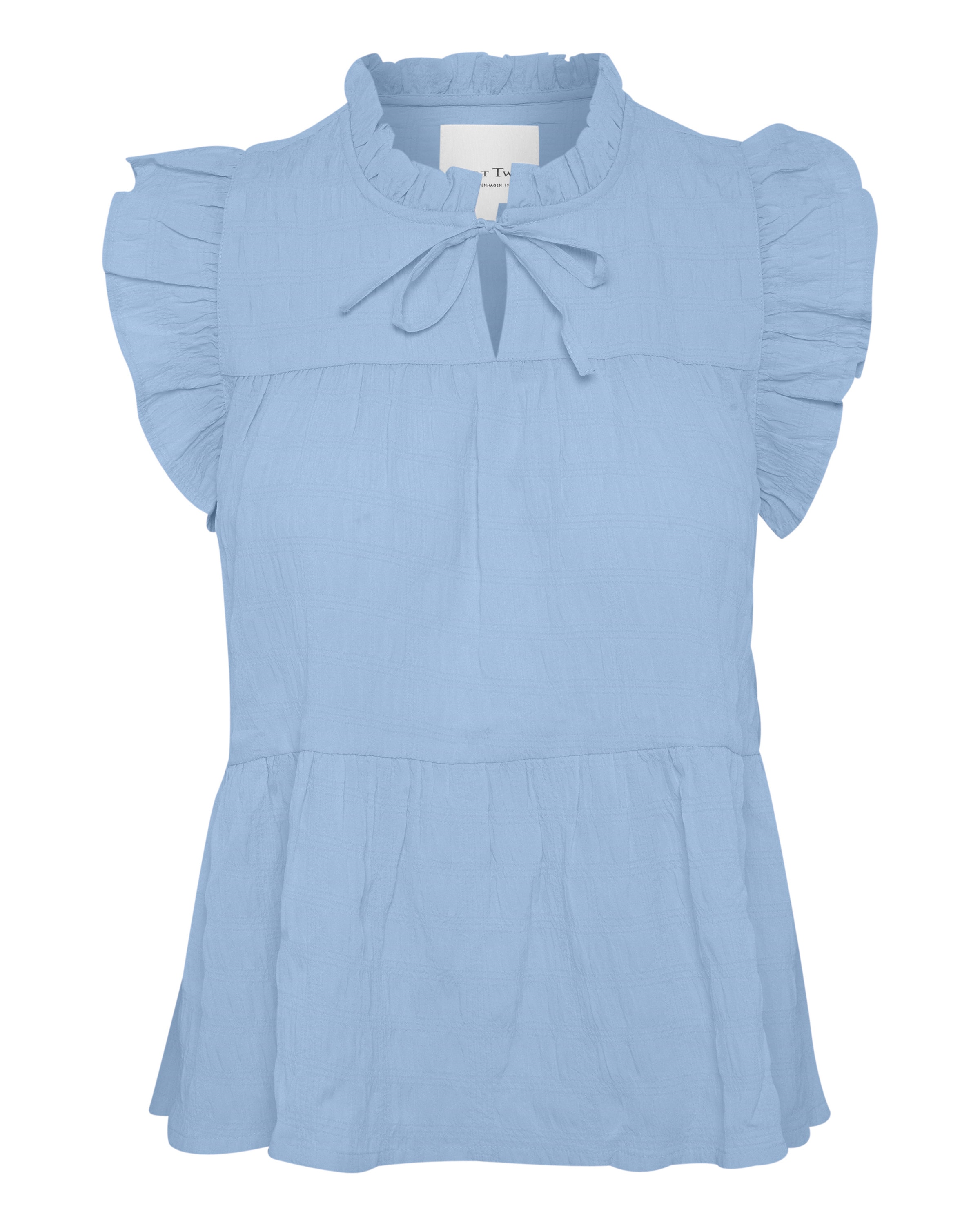 Part Two Bluse 'Gimaline' in Blau: Vorderseite