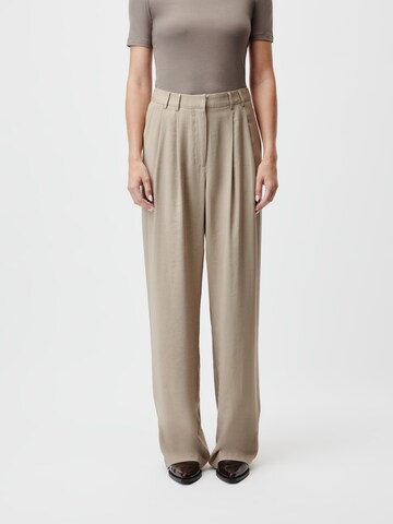LeGer by Lena Gercke - regular Pantalón plisado 'Draco' en beige: frente