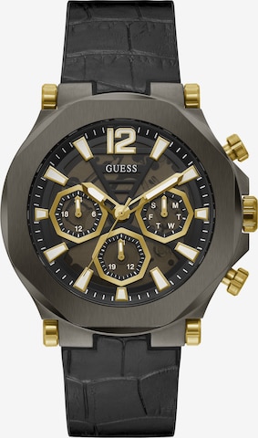 Orologio analogico 'EDGE ' di GUESS in nero: frontale