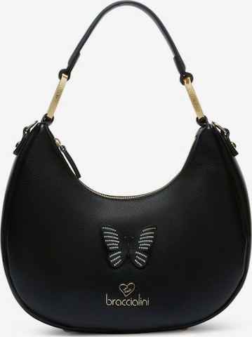 Borsa a spalla 'Amy Bijoux' di Braccialini in nero: frontale