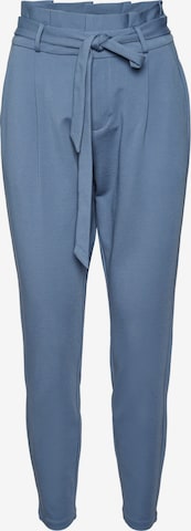 VERO MODA Plisované nohavice 'Eva' - Modrá: predná strana