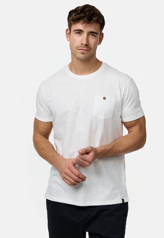 INDICODE JEANS T-Shirt 'Jon' in Weiß: predná strana