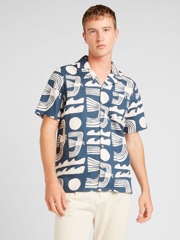 DEDICATED. Regular fit Button Up Shirt in Blue: front