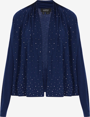 usha BLACK LABEL - Cárdigan 'Elegant' en azul: frente