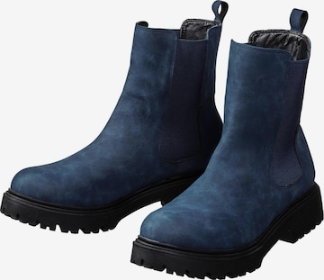 SHEEGO Stiefelette 'Weitschaft' in Blau