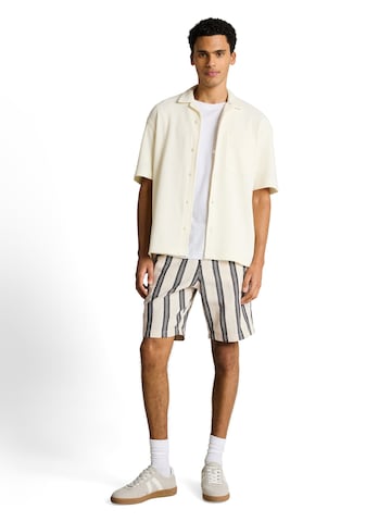 TOM TAILOR DENIM - Loosefit Pantalón en blanco: frente