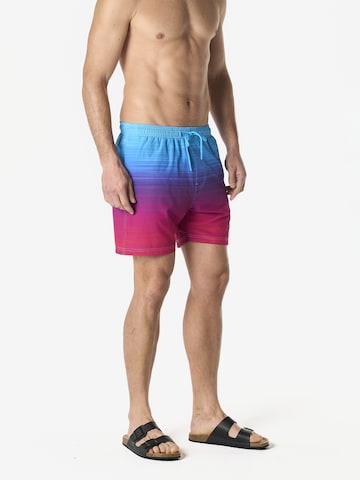 KOROSHI Badeshorts in Blau