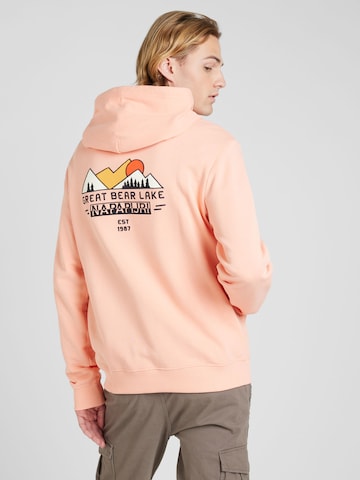 NAPAPIJRI Sweatshirt 'BOYD' in Pink: predná strana