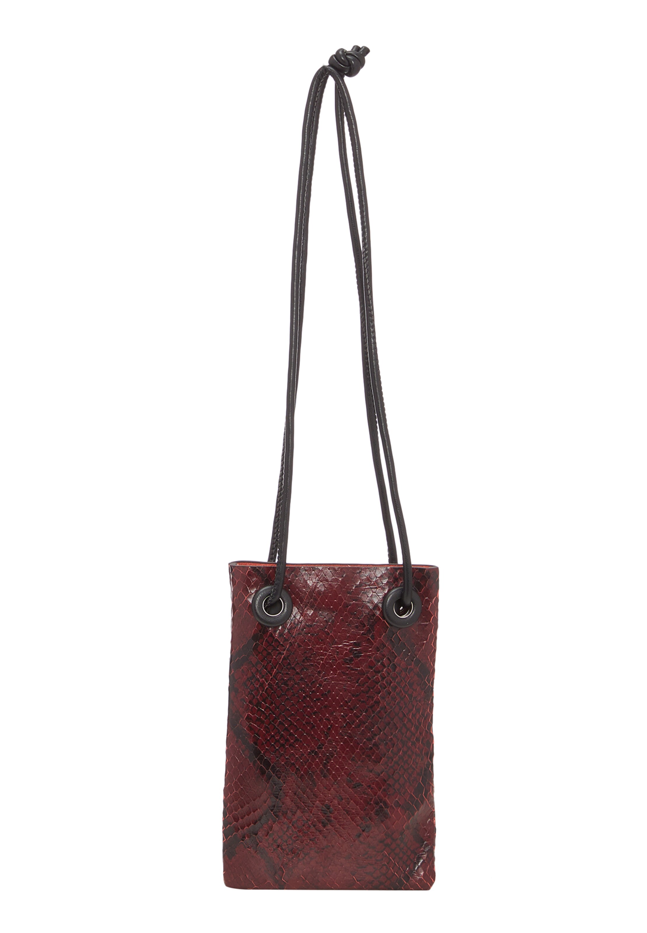 FELIPA Handytasche in kastanienbraun / schwarz, Produktansicht