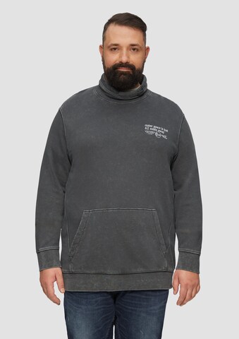 Sweat-shirt s.Oliver en noir : devant