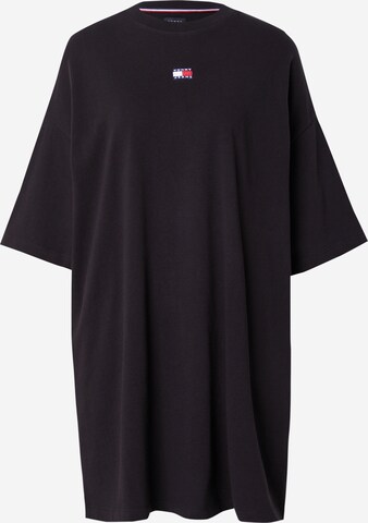 Robe oversize Tommy Jeans en noir : devant