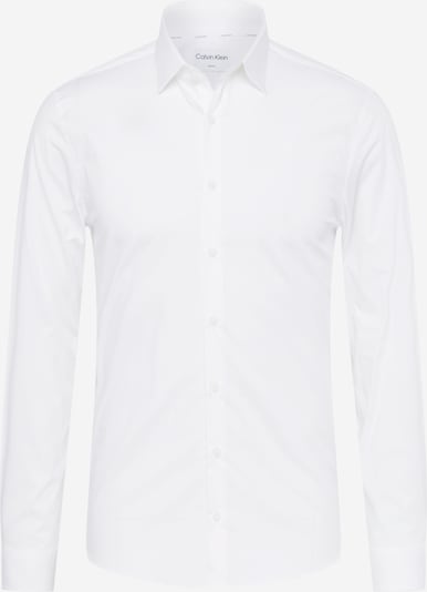 Cămaşă business Calvin Klein pe alb, Vizualizare produs