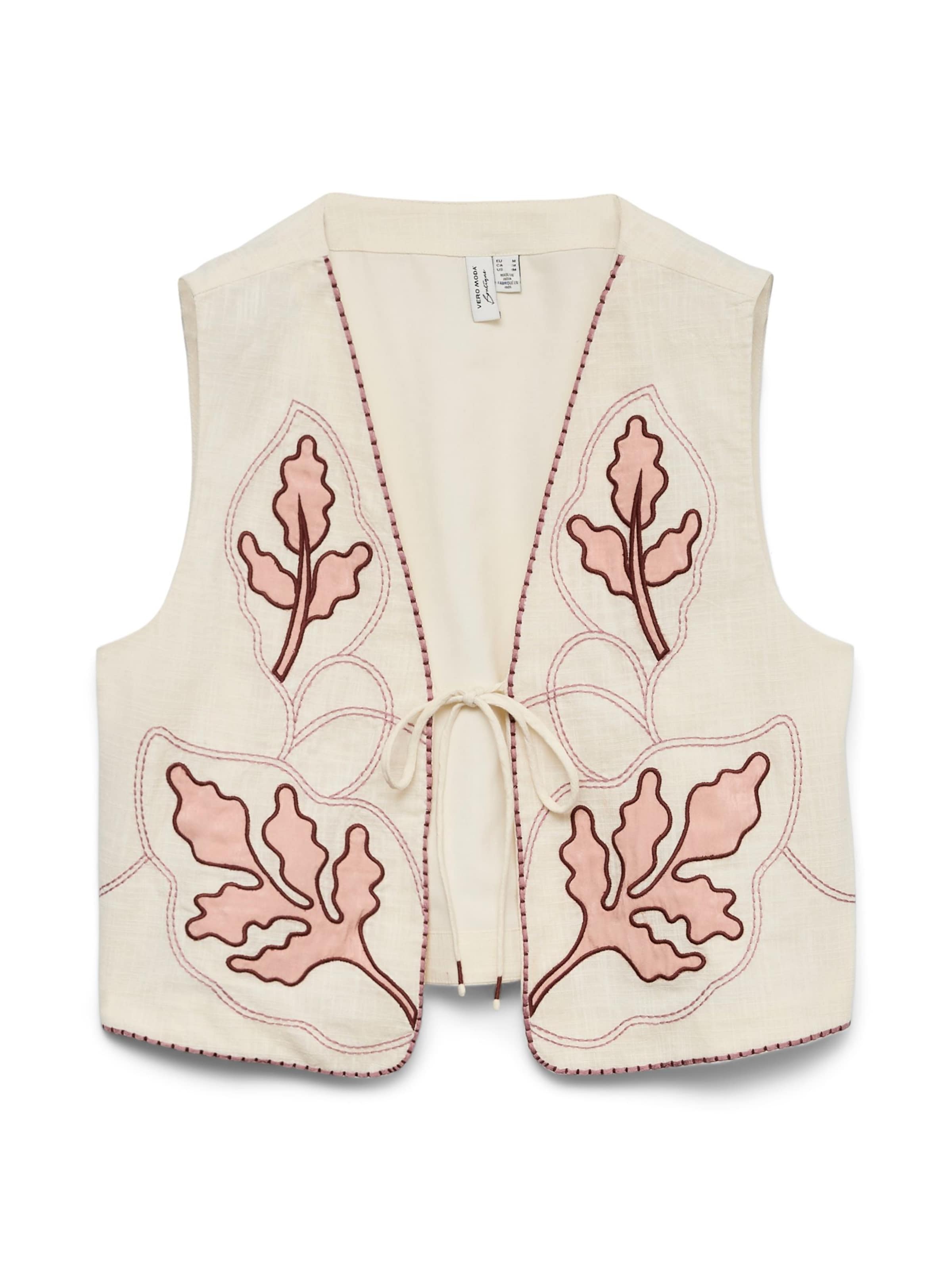 VERO MODA Weste 'VMJamila' in Beige: Vorderseite