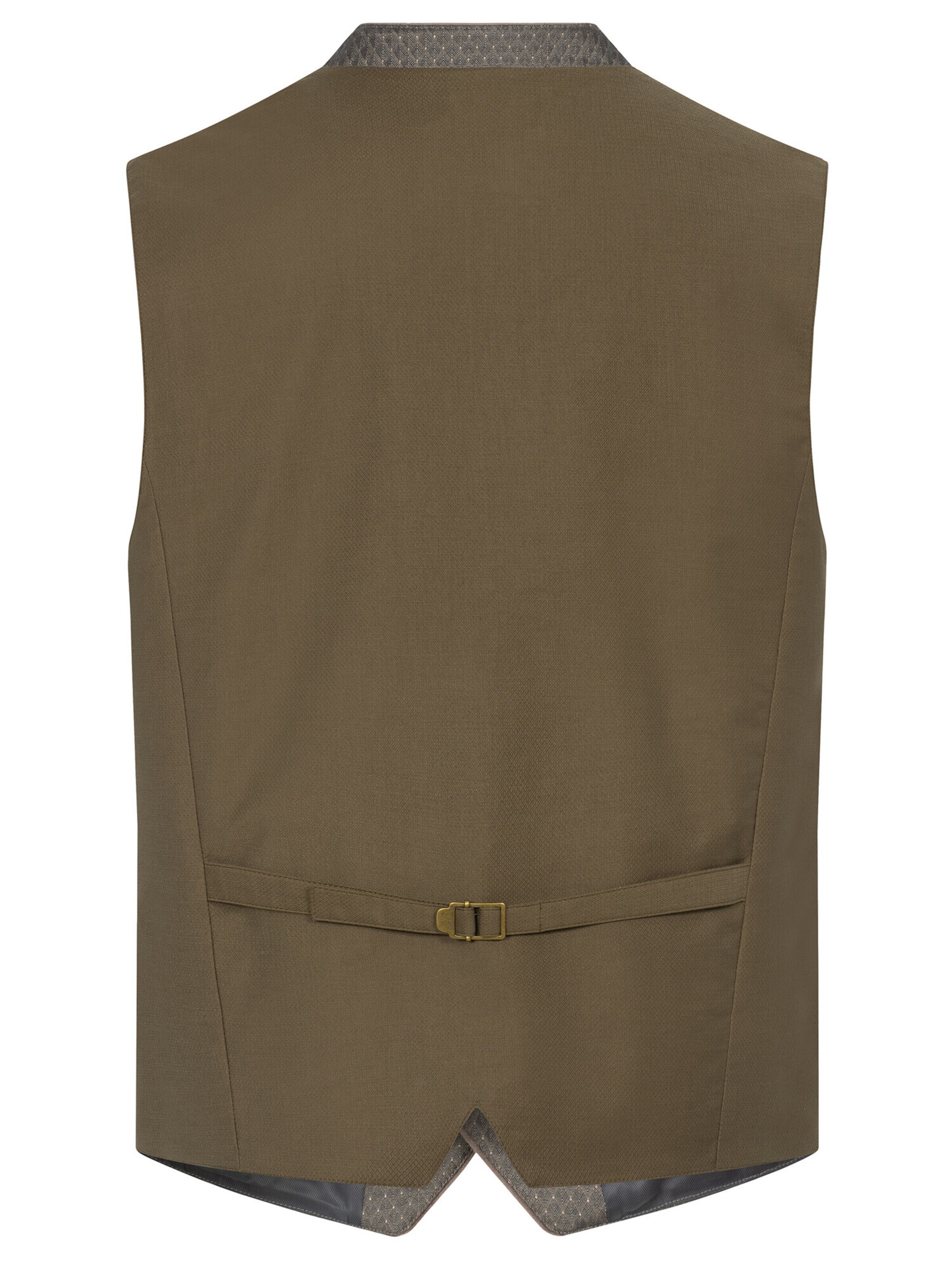 Trachtenhof Nübler Vest 'Trachtengilet Karlos' in Brown