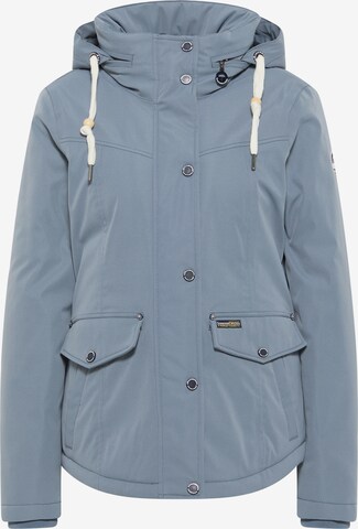 Schmuddelwedda Winter Jacket in Blue: front