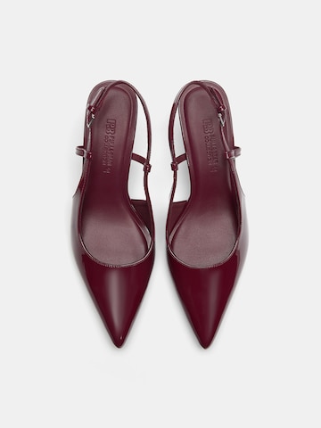 Pull&Bear Slingpumps in Bruin