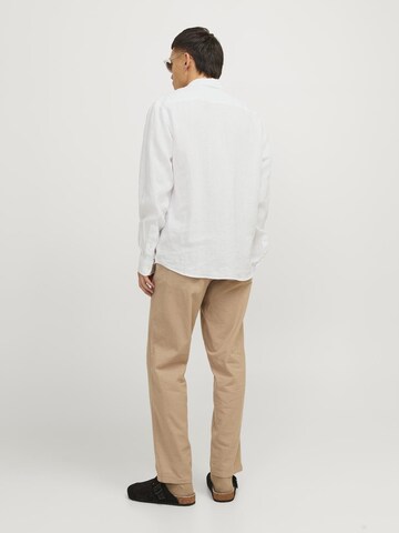 JACK & JONES - Ajuste regular Camisa 'Lawrence' en blanco