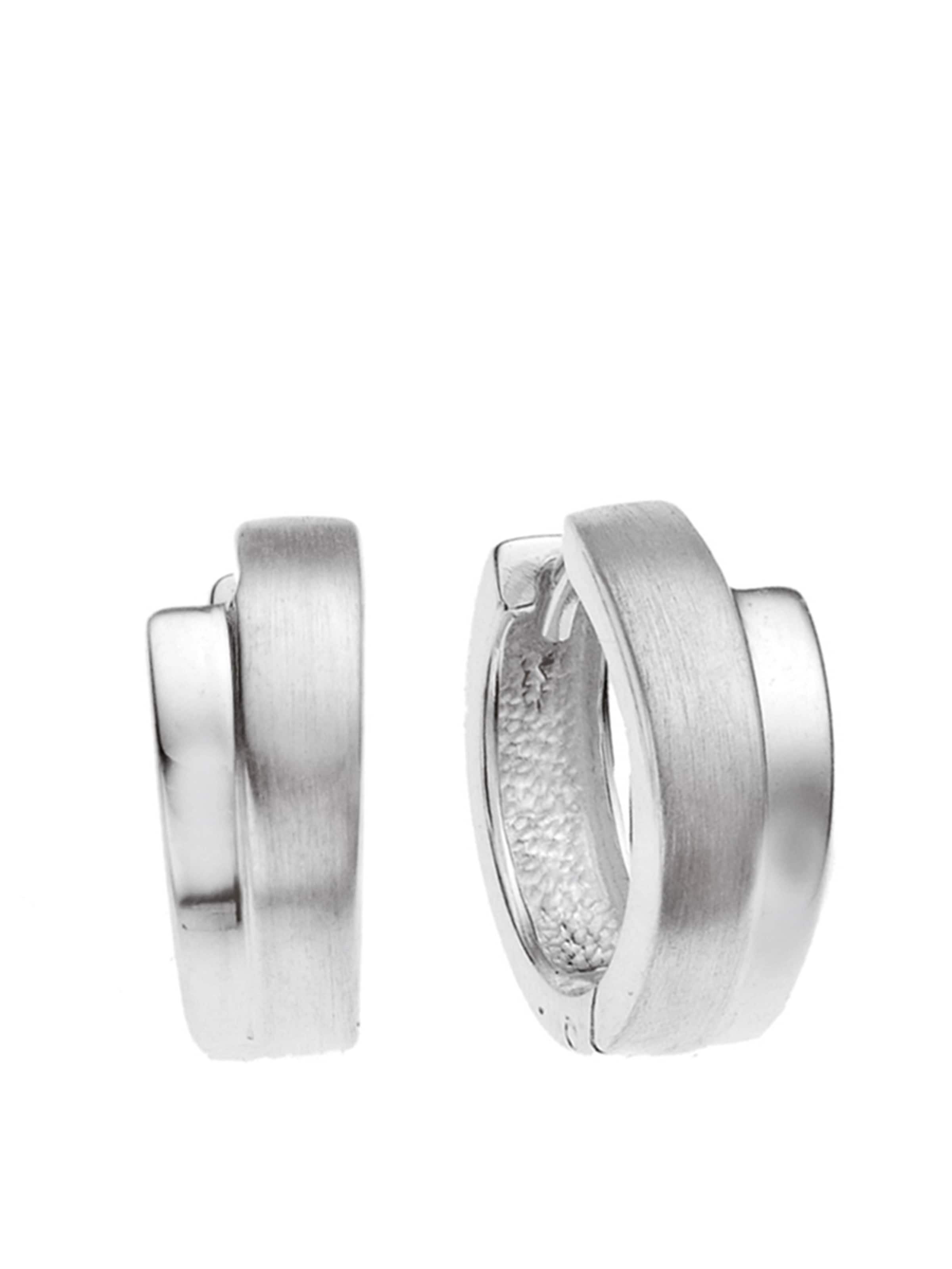 Lucardi Ohrringe in Silber: Vorderseite