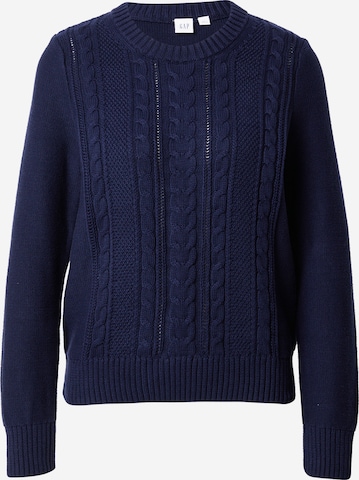 GAP Sweter 'CLASSIC' w kolorze niebieski: przód