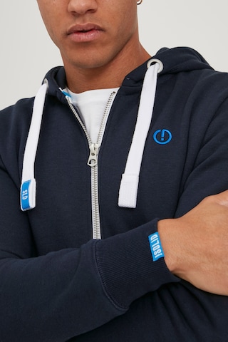 !Solid Zip-Up Hoodie 'BennZip' in Blue