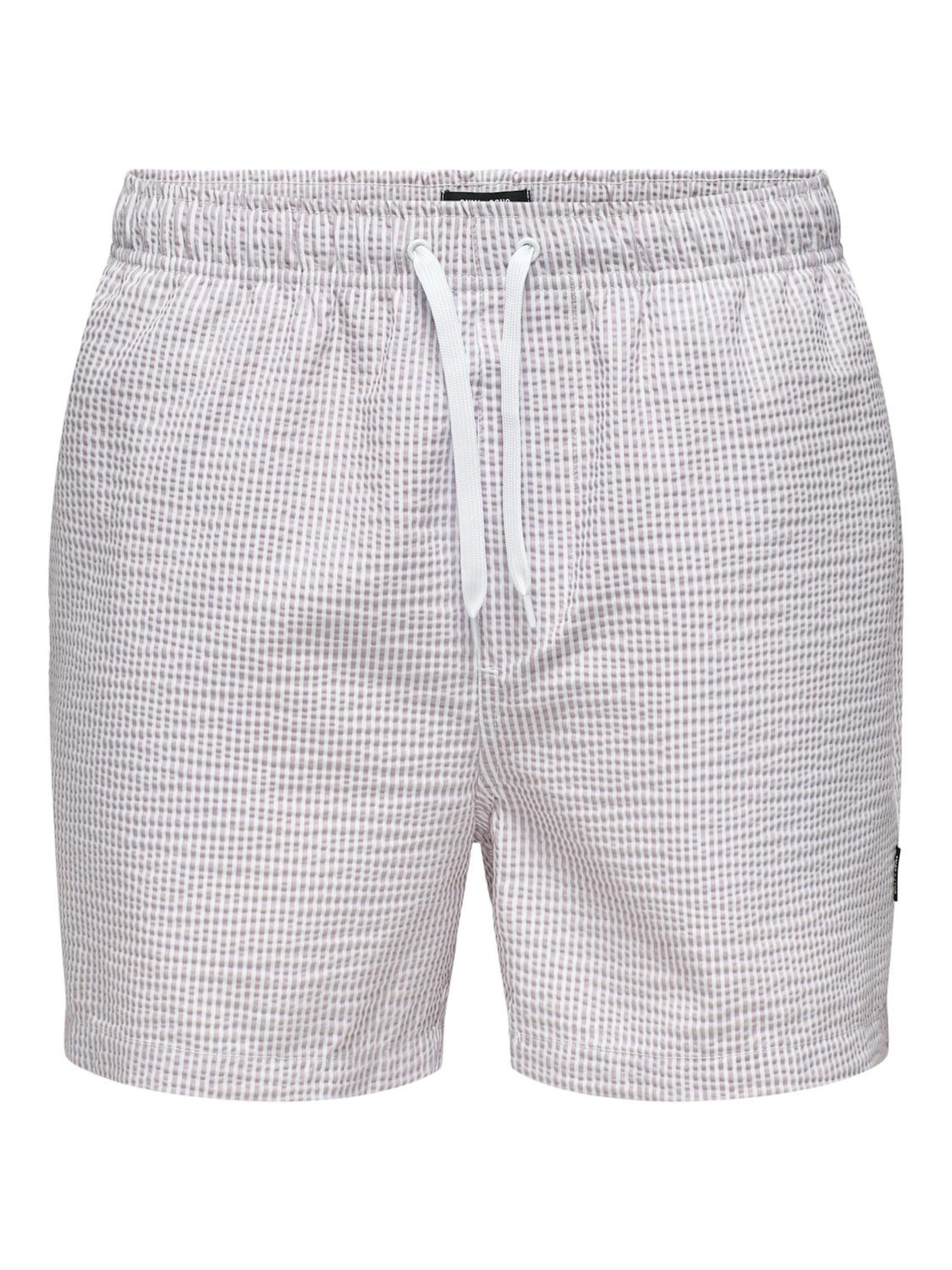 Only & Sons Swimming shorts 'Ted' in Purple: front