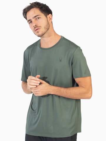 Spyder Funkčné tričko - Zelená: predná strana