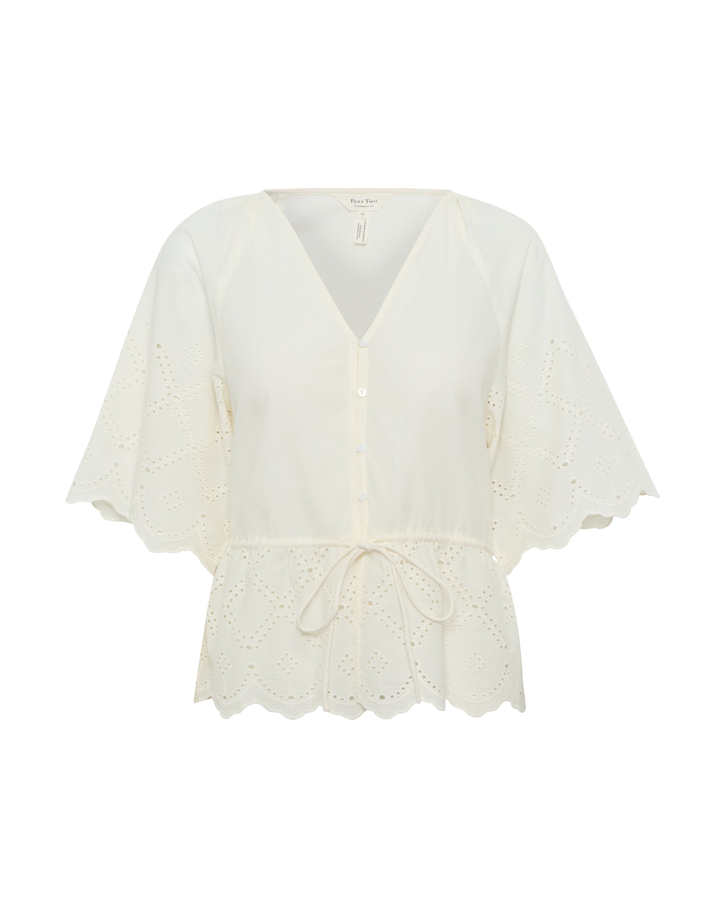 Part Two Bluse 'RosaliePW' i hvid: forside