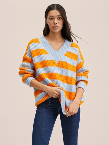 MANGO Pullover 'lastrum' in Orange: predná strana