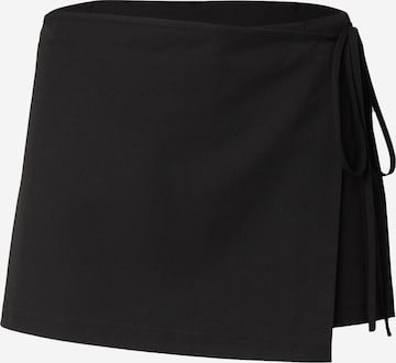 Monki Trousers in Black: front